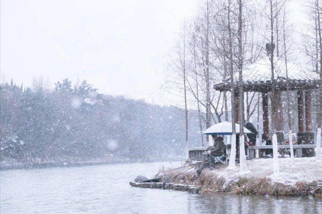 老钓友都喜欢雪天垂钓，掌握这4个技巧，渔获猛增好几倍
